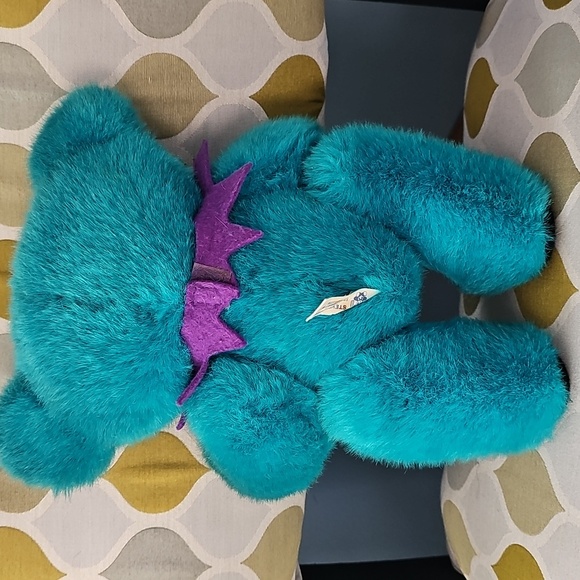 Vintage Grateful Dead Bear Teal with Purple Collar Steven Smith - Picture 3 of 4